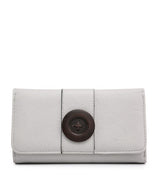 Bottone Trifold Purse in Grey