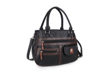 Porto Satchel in Black