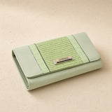 Intreccio Trifold Purse — Cuovelle studio shot